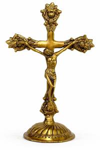 Croix en laiton de style antique pour la décoration religieuse, l'aménagement intérieur des églises et l'amélioration spirituelle de la maison - Product Image 5