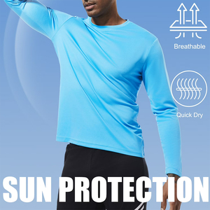 High Quality Solid Casual Jersey Athletic Long Sleeve <b>Shirt</b> Sportswear Fitness Training Quick Dry Plus Size Men's <b>100</b>% <b>Polyester</b> - Product Image 5