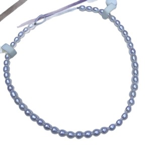 Collar de Perlas Naturales de Agua Dulce Zhuji Wenchi de 7-8mm, Partículas en Forma de Arroz con Brillo Intenso, Semiterminadas para DIY, Venta al Por Mayor - Product Image 5