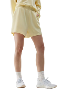 Shorts décontractés pour filles, taille mi-haute, 100 % coton écologique, couleur unie, tricotés, respirants et tendance - Product Image 2