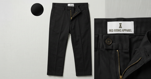 Pantalones Chinos Casuales de Verano para Hombre, Corte Recto, Cintura Media, Color Caqui, Cómodos, de Sarga de Algodón de Alta Densidad - Product Image 3