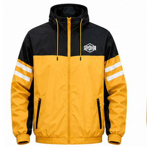 Veste coupe-vent tendance pour homme, légère, résistante à l'eau, pour la marche, la course à pied, le cyclisme, fournisseur de marques personnalisées - Product Image 1