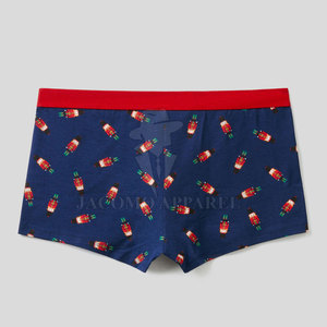 Boxer décontracté en mélange de coton pour homme, respirant, extensible, avec ceinture confortable, pour usage quotidien - Product Image 2