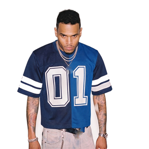 Maillot de basket-ball personnalisé pour hommes en mesh, col en V, manches tombantes, maillot de basket-ball court en mesh - Product Image 6