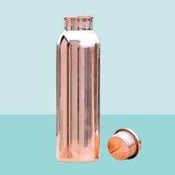 Botella ayurvédica de cobre, botella Tamra Jal, botella Kalash de cobre puro, botella de agua de cobre para la salud, India - Product Image 6