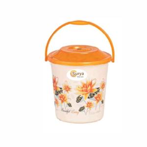 Seau en plastique indien durable de qualité 25 litres avec couvercle idéal pour le stockage de l'eau de nettoyage domestique et une utilisation quotidienne polyvalente - Product Image 2