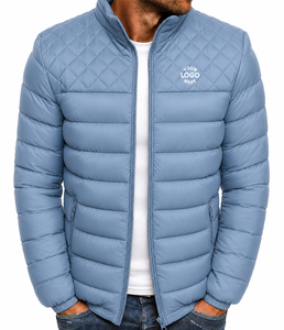 Blouson Bomber Matelassé Épais Unisexe Personnalisé en Tissu Camouflage avec Capuche et Fermeture Éclair Intégrale, Vêtement d'Extérieur Isolant pour le Printemps - Product Image 1