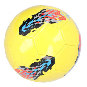 Ballon de football en PU léger et écologique, imprimé multicolore, cousu à la main, logo personnalisé, taille 5, unisexe, adultes, intérieur/extérieur - Product Image 5