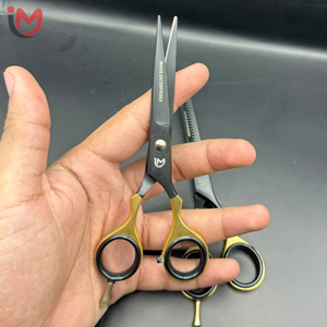 Ciseaux professionnels pour la coupe des cheveux, acier inoxydable à haute teneur en carbone, lame tranchante, 28 dents, pour droitiers, manche long, usage en salon - Product Image 5