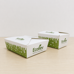 Custom Logo Disposable Takeout Food Containers Kraft Paper Food Packaging <b>Boxes</b> for Restaurant Delivery Business - Product Image 1