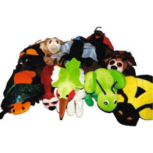 Set de 6 Marionetas de Peluche de Insectos LFP, Colección de 10 Insectos - Product Image 1