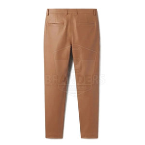 Men Leather Tracksuit Two Piece Set Full <b>Zip</b> Jacket Matching <b>Trousers</b> Modern Casual Streetwear Sportswear Outfit - Product Image 5