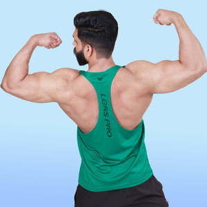 Men's Casual Fitness Quick-Drying Slim Fit Training Tank Top Elastic Sleeveless Breathable Sports Vest with distress embroidery - Product Image 5
