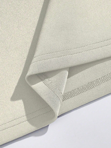 Haut de sport oversize en jersey épais 280 GSM à épaules tombantes – Coupe carrée ultra lourde avec broderie personnalisée - Product Image 6