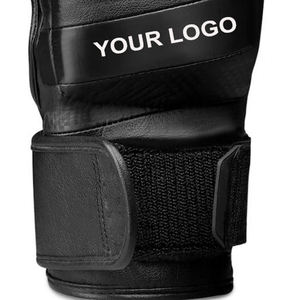 Guantes de MMA de PVC y Cuero Premium con Diseño de Medio Dedo/Sin Dedos para Entrenamiento de Boxeo y Actividades de Lucha - Product Image 5