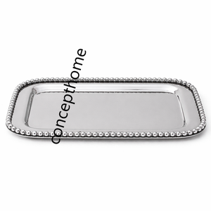 Plateau de service alimentaire en acier inoxydable fait main, écologique, le plus vendu, taille, forme et couleur personnalisables, qualité commerciale, compatible lave-vaisselle - Product Image 3