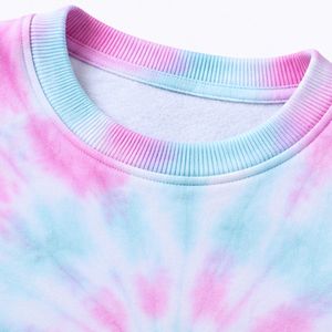 Sudadera Tie Dye para Hombre, Algodón, Felpa, Cuello Redondo, Corte Holgado, Fabricante de Ropa al por Mayor, Pedidos Personalizados, Fábrica de Exportación de Ropa - Product Image 4