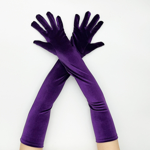 Gants longs d'opéra unisexes sur mesure pour l'hiver, en polyester et élasthanne, anti-boulochage, pour usage quotidien et décontracté - Product Image 2