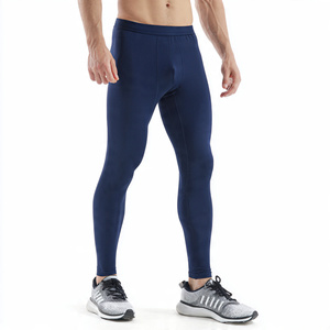 Leggings de sport double couche pour hommes, pantalons de compression pour le football, vêtements d'entraînement sportifs pour hommes, leggings de basketball - Product Image 2