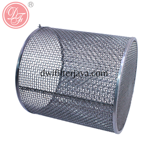 Cesto de Basura Personalizable de Malla 304, Cesto de Papel Redondo de Acero Inoxidable, Cesta de Malla Metálica para Oficina - Product Image 3