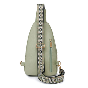 Womens Chest Sling <b>Bag</b> Casual Crossbody Shoulder Pack Lightweight Travel Storage Pouch Compact Daily Carry <b>Bag</b> Adjustable <b>Strap</b> - Product Image 2