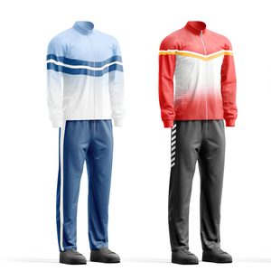 Football <b>Tracksuit</b> Training Custom Mens Adults Vintage <b>Retro</b> Baggy Full Quarter-zip Hooded Slim Loose Tapered Winter Leopard - Product Image 1