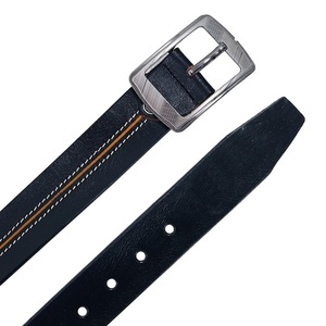 Cinturón de Cuero de Moda Vintage para Hombre, Cinturón Hecho a Mano de Piel de Vaca con Hebilla de Pin, Cinturones y Accesorios para Jeans - Product Image 3