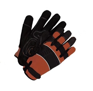 ถุงมือช่างหนังสังเคราะห์พร้อมถุงมือป้องกันแรงกระแทกฝ่ามือและถุงมือไฟฟ้าแบบบุนวม - Product Image 6