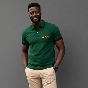 Camisetas de Verano de Moda para Hombre, 100% Algodón, Manga Corta, Secado Rápido, con Bolsillo, Personalizadas con Transferencia Térmica - Product Image 4