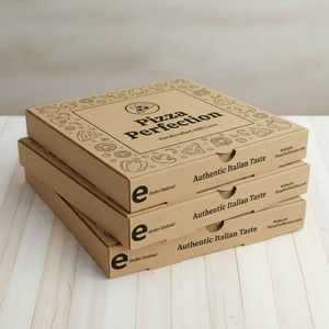 Caja de Pizza Personalizada con Impresión a Medida para Empaque de Comida Rápida, Caja de Entrega de Pizza para Restaurante y Cafetería - Product Image 1
