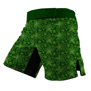 Pantalones Cortos de Kick Boxing y MMA para Hombre, Hechos a Medida, de Poliéster, con Abertura Lateral, Estampado por Sublimación, Corte Largo, Marca Fortleo - Product Image 5