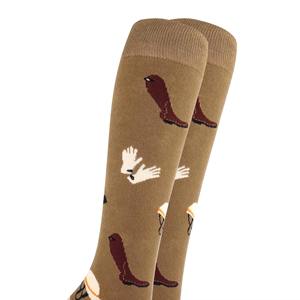 Chaussettes de compression pour hommes avec logo personnalisé très demandées, respirantes, à séchage rapide, pour l'équitation et les sports équestres, automne - Product Image 2