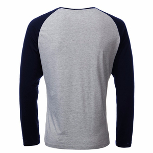 T-shirts de luxe personnalisés de haute qualité, design décontracté, manches longues, 100% coton respirant, coupe ample, streetwear, poids lourd - Product Image 4