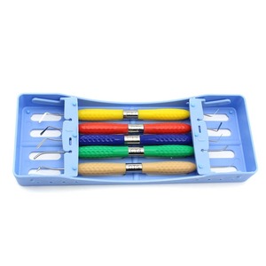 5pcs/set Dental Resin Spatula Kit <b>Silicone</b> Handle Composite Resin Filling Spatula dental Aesthetic Restoration Kit <b>Tools</b> - Product Image 3