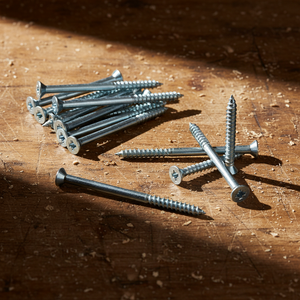 Tornillo para Madera de Acero al Carbono Marca PDC, Rosca Gruesa, Punta Afilada, Óxido Negro, Métrico/Pulgada, Clase 4, Alta Resistencia, Buen Precio - Product Image 1