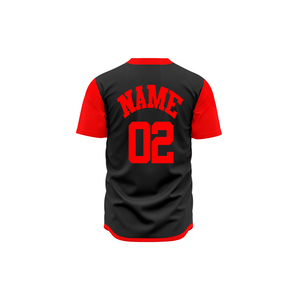 Camiseta de béisbol sublimada personalizada, diseño personalizado con estampado completo, uniforme de equipo con nombre y número personalizados - Product Image 2