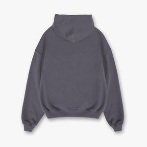 Washed Faded <b>Hoodie</b> <b>Oversized</b> <b>Men</b> Cotton 380 Gsm Heavy Weight <b>Fleece</b> Acid Washed <b>Hoodie</b> 2025 - Product Image 4