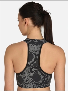 Soutien-gorge de sport dos nageur pour femme avec coussinets amovibles, imprimé géométrique, maintien moyen, pour yoga et fitness, respirant et à séchage rapide - Product Image 4