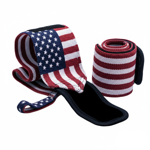 Muñequeras de levantamiento de pesas USA para entrenamiento de gimnasio, soporte de muñeca para pull-ups, accesorios de fitness - Product Image 5