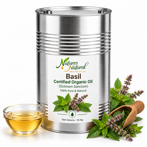 Huile Essentielle de Basilic Biologique Certifiée, Huile Naturelle Aromatique d'Ocimum sanctum pour Cosmétiques, Aromathérapie et Soins Personnels, Fournisseur en Gros - Product Image 5