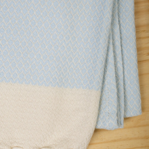 Serviette de bain rectangulaire 100 % coton gaufré à carreaux, moelleuse avec franges, compressée, pour usage domestique, lavable en machine - Product Image 5