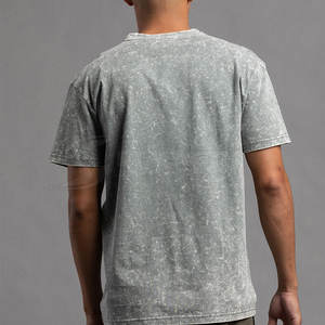 Camiseta Personalizada con Lavado Ácido 2026, Camiseta Vintage con Lavado Ácido, Cuello Redondo, Corte Holgado - Product Image 5