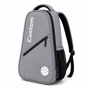 Sac à dos de pickleball personnalisé en gros, sac de sport pour raquettes, sac à dos imperméable pour raquettes avec plusieurs compartiments et poche pour bouteille, OEM - Product Image 1