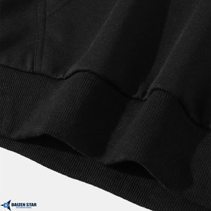 Custom Logo Winter Pullover Hoodies Oversized Streetwear Polyester/Cotton Fleece OEM Bulk Manufacturer - Product Image 3