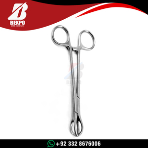 Pince à éponges chirurgicales manuelle en acier, droite et courbée, pour la manipulation et la fixation des pansements, idéale pour l'hôpital – Meilleures ventes - Product Image 2