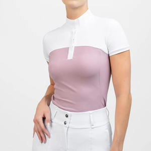 Camisa de Competición Ecuestre de Alta Calidad para Mujer, Color Sólido, Manga Larga, Prenda Superior para Jinete, Ropa de Montar Más Vendida - Product Image 2