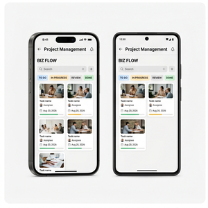Application professionnelle tout-en-un Royalcraft – CRM, ventes, comptabilité, inventaire, RH et tableau de bord d'analyse iOS/Android - Product Image 3