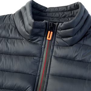 Chaleco de Algodón Montane de Alta Calidad con Cierre, Cálido para Invierno, Acolchado, Talla Grande, con Cuello Alto y Logotipo Frontal para Adultos - Product Image 4