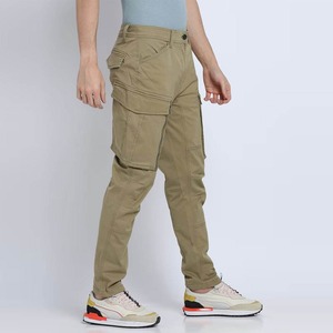Pantalones Cargo Caqui Multibolsillos, Corte Slim, Tela Twill, Ropa de Trabajo Táctica, Producción al por Mayor - Product Image 1