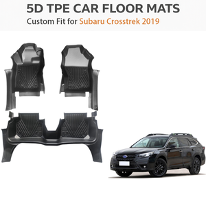 Juego Completo de Tapetes para Auto Subaru Crosstrek LHD 2019 LHD 2020, Tapetes para Todo Clima, Revestimiento de Plástico TPE - Product Image 1